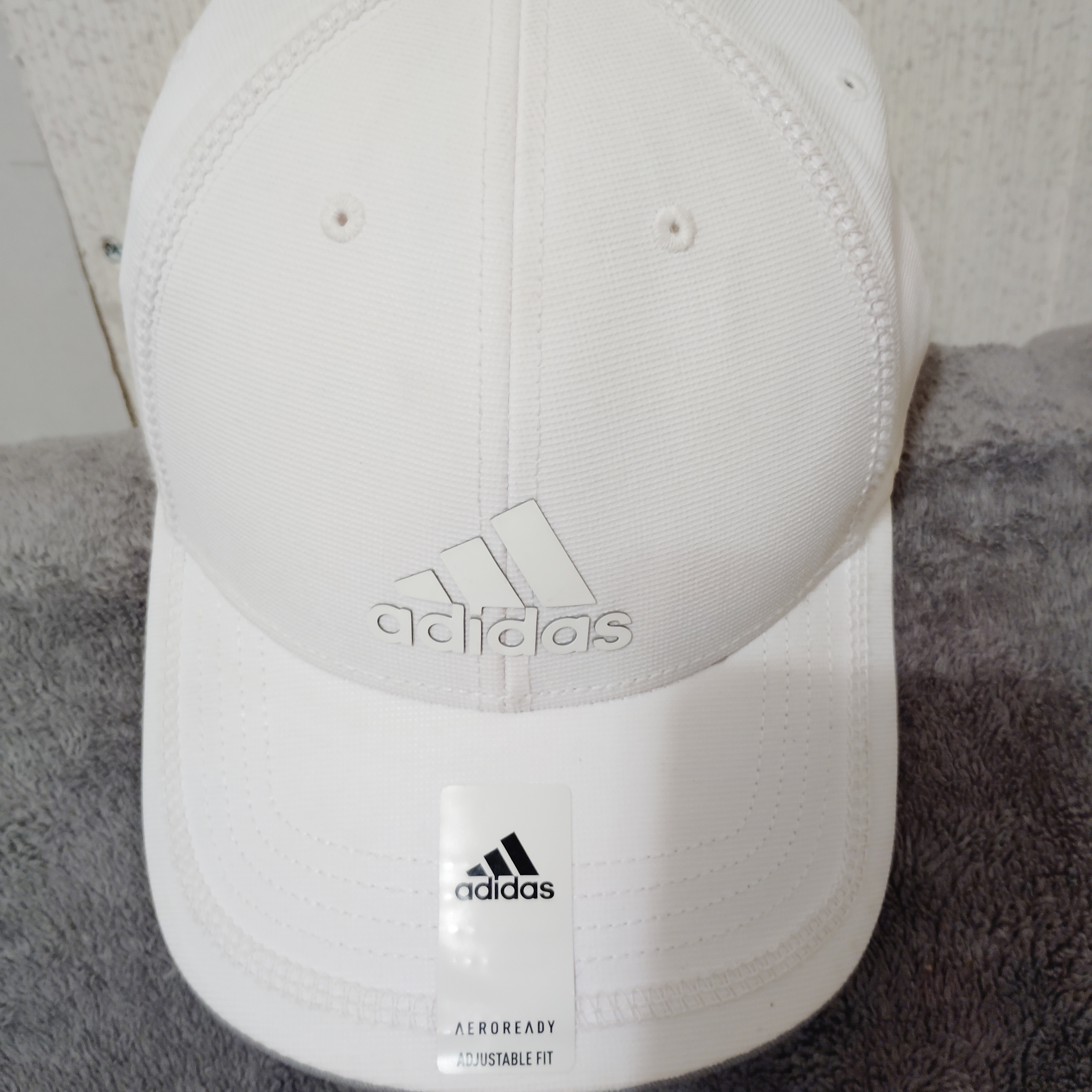 Adidas White Logo Baseball Cap